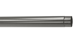 SIBA Tuyau de descente gris métallique Ral 9007 90mm/3.00m